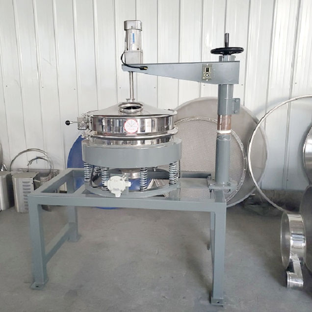 Rotary Brush Cleaning Vibratory Sifter Machine for powder
