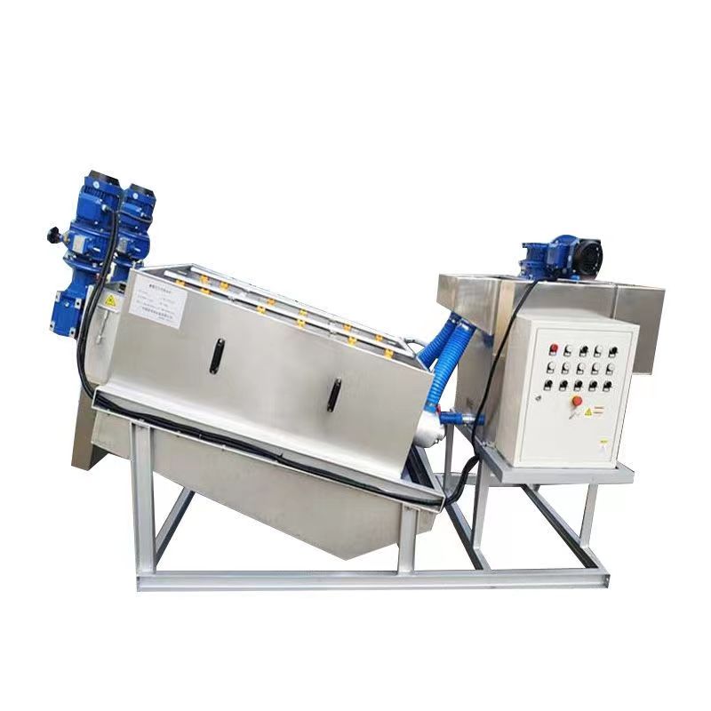 Stacked type Screw Press Sludge Dewatering Machine