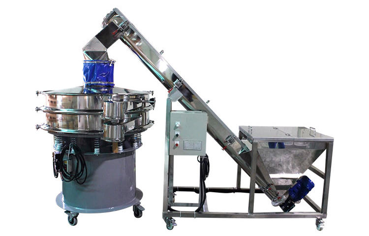 Lime milk sieving circular vibrating sifter machine