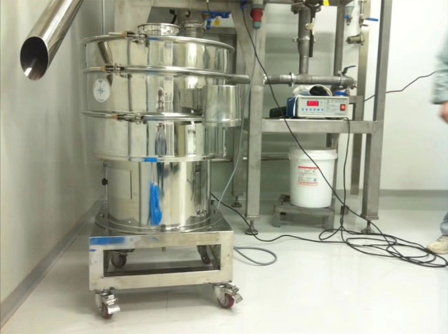 Glucose Powder Sieving Vibrating Screen Machine Application