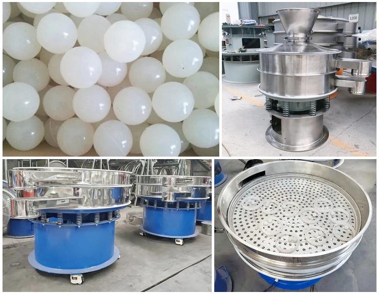 Applying Bouncing Balls Increase Vibrating Sieve Machine Powder Sieving Efficiency